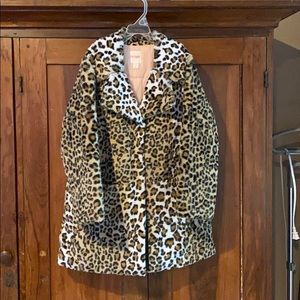 Kids leopard print coat